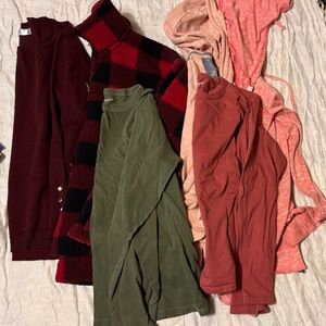 Clothing Lot long sleeve, light jacket Old navy